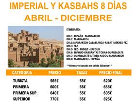 MARRUECOS IMPERIAL Y KASBAHS