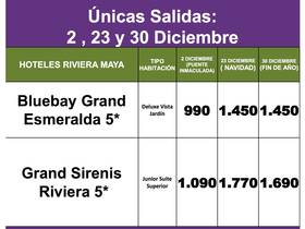 SUPER OFERTA RIVIERA MAYA DICIEMBRE!!!